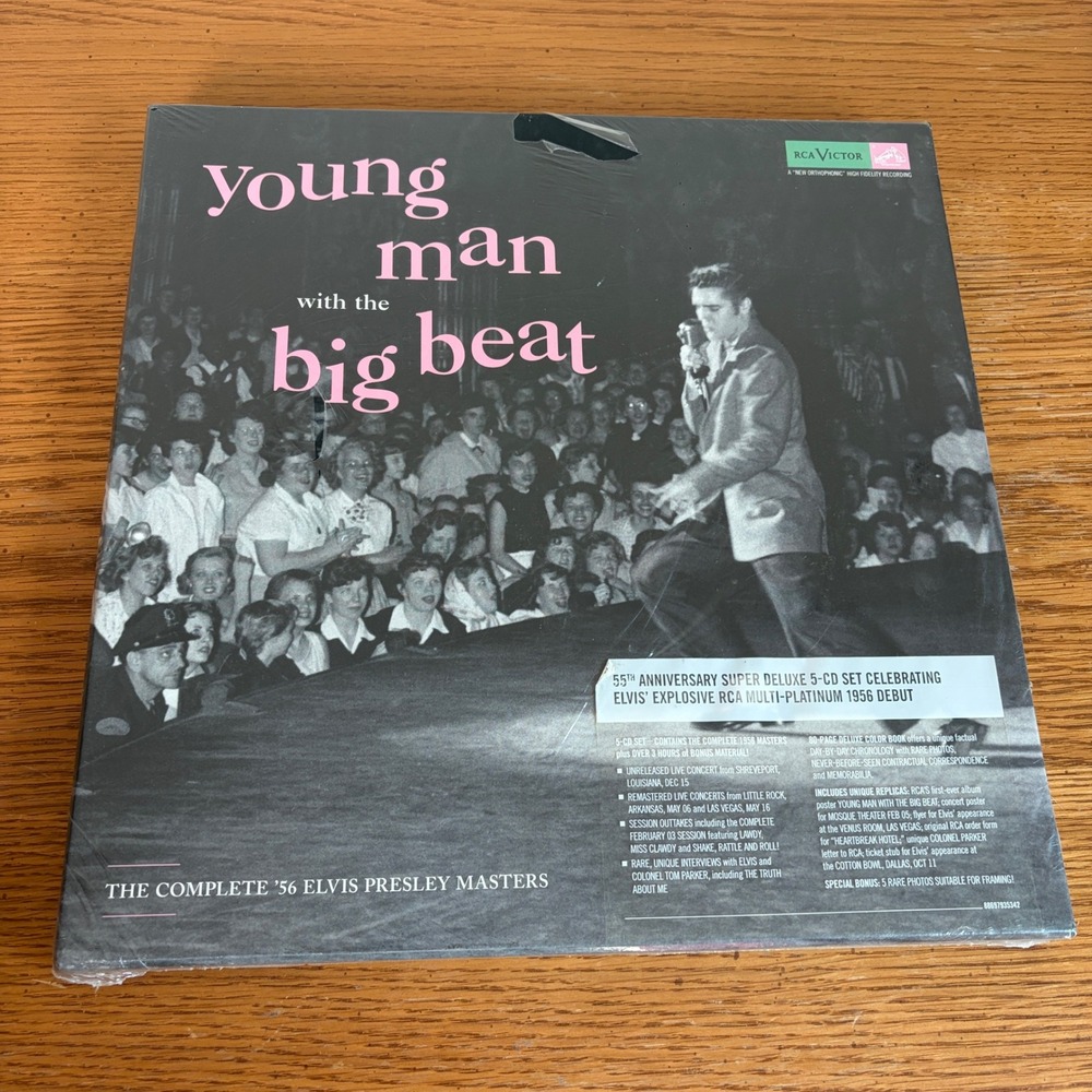 Elvis Presley Young Man With The Big Beat 5 CD Deluxe Box Set NEW